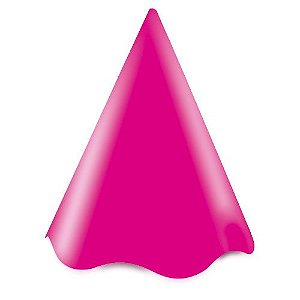 Chapéu de Festa Colors Pink - 8 Unidades