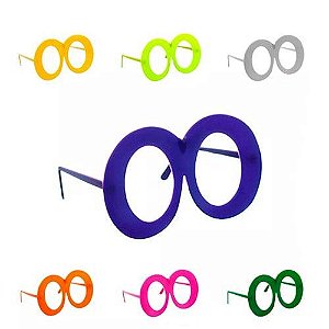 Óculos Zoião Sem Lente c/ Cores Variadas - 10 Unidades