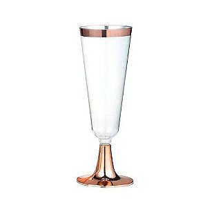 Taça Champagne Rose Premium - 04 Unidades
