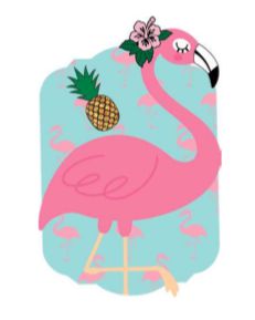Painel Flamingo em E.V.A.