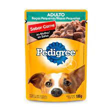 Pedigree Sachê Carne Raças Pequenas Adulto 100g