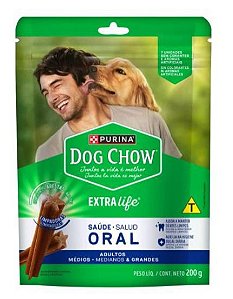 Dog Chow Extra Life Saude Oral Medios e Grandes 200g