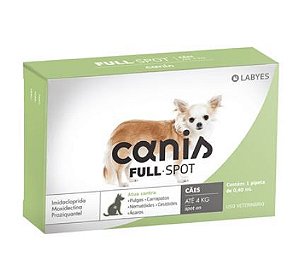 Canis Fullspot 1 a 4 kg Antiparasitário Labyes