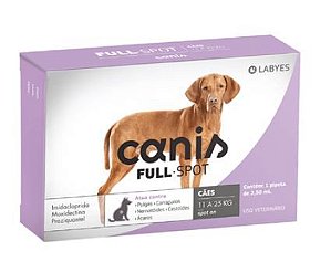 Canis Fullspot 11 a 25 kg Antiparasitário Labyes