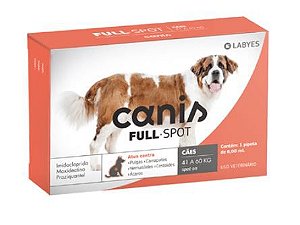Canis Fullspot 41 a 60 kg Antiparasitário Labyes