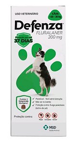 Defenza Anti Pulgas e Carrapatos para Cães MSD 10 A 20Kg
