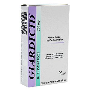 Giardicid 500mg 10 Comprimidos