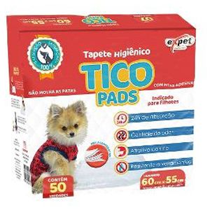 TAPETE HIGIENICO TICO PADS 60x55cm c/30unid.