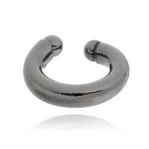 Piercing Fake Tubular Ródio Negro