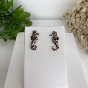 Brinco Cavalo Marinho em Prata 925