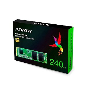 HD SSD Adata 240 Gb M.2 2280 Ultimate Sata Su650 