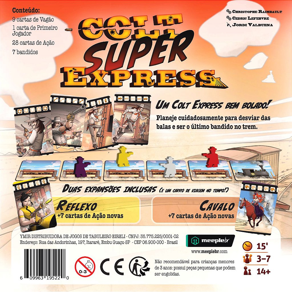 Colt Express – roube um trem do Velho Oeste no melhor jogo de 2015!