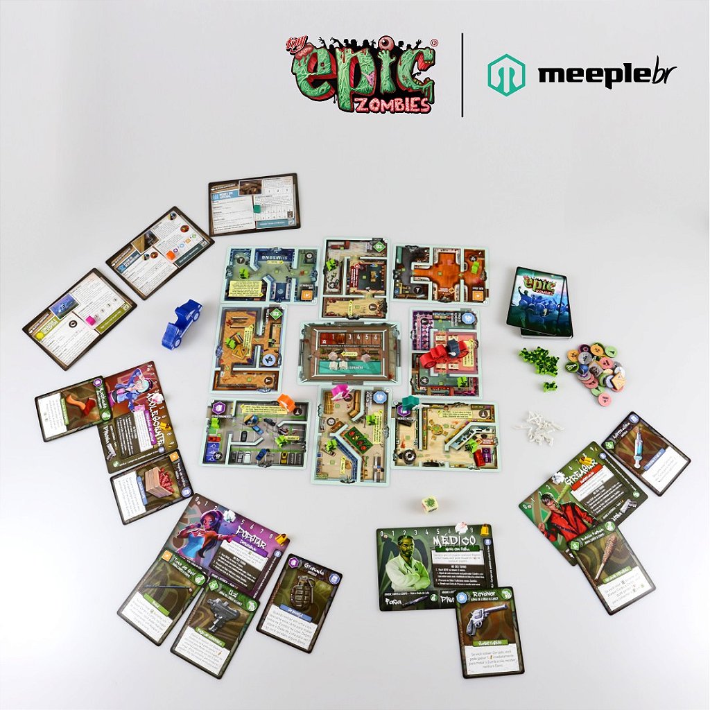 Tiny Epic Zombies - Zombies Meeple by ncsandor