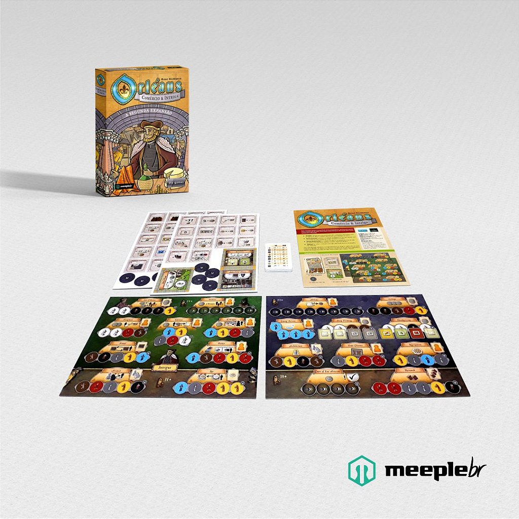 Jogo de Tabuleiro Orleans - meeplebr