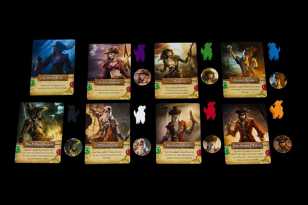 Jogo de tabuleiro Dead Men Tell no Tales meeplebr