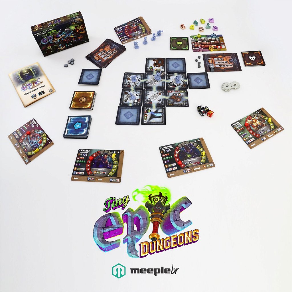 Tiny Epic Pirates Jogo de Tabuleiro Meeple BR