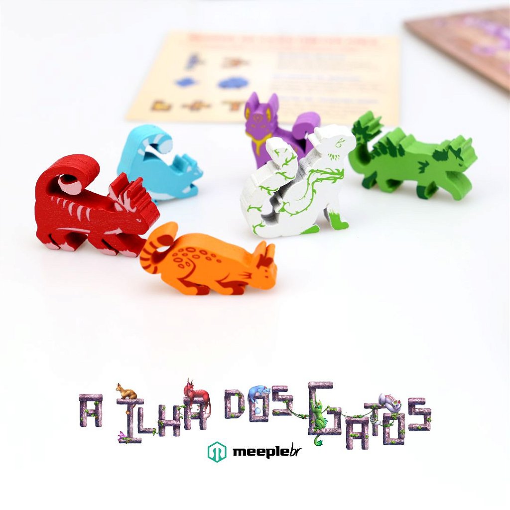 A Ilha dos Gatos - Jogo de Tabuleiro - MeepleBR (em português)