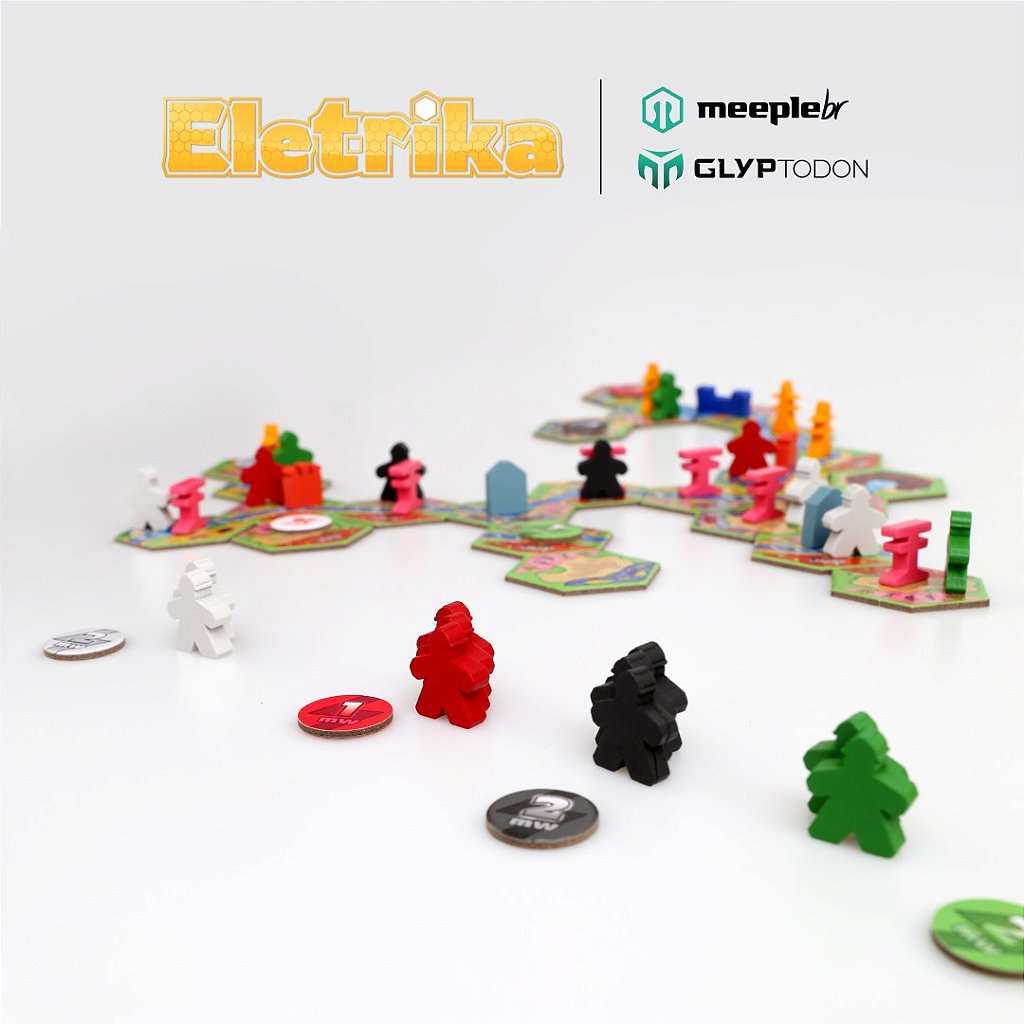 Elétrika Jogo de Tabuleiro Meeple BR