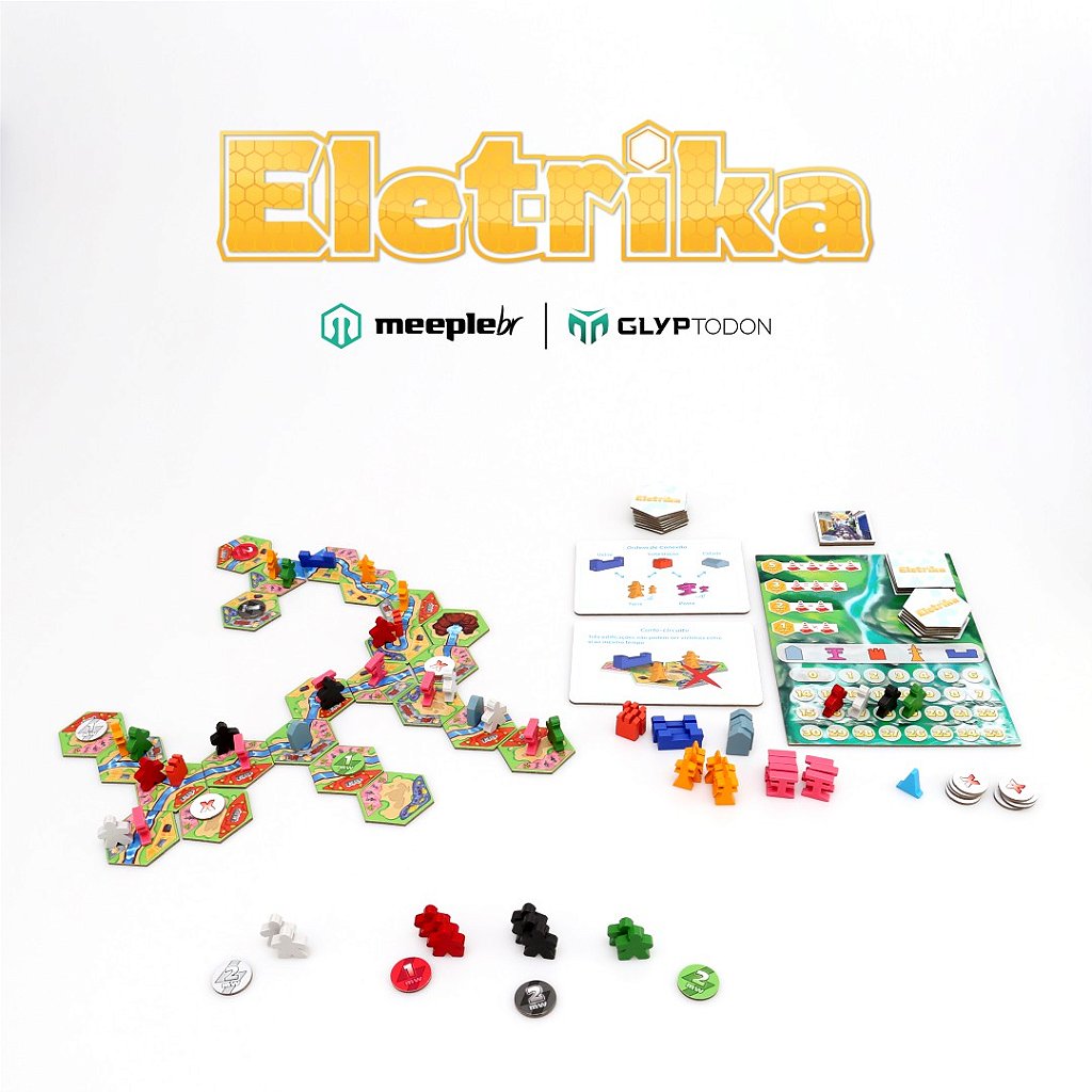 Elétrika Jogo de Tabuleiro Meeple BR