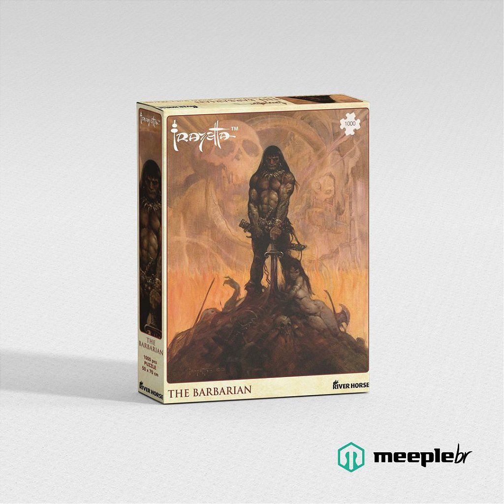 Quebra-Cabeça - The Barbarian - Frank Frazetta Edição de Luxo