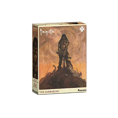 Quebra-Cabeça - The Barbarian - Frank Frazetta Edição de Luxo