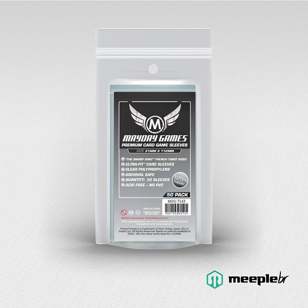 Sleeve Mayday Games - Tarot Francs - meeplebr Sleeve Mayday Games - Tarot Francs - meeplebr