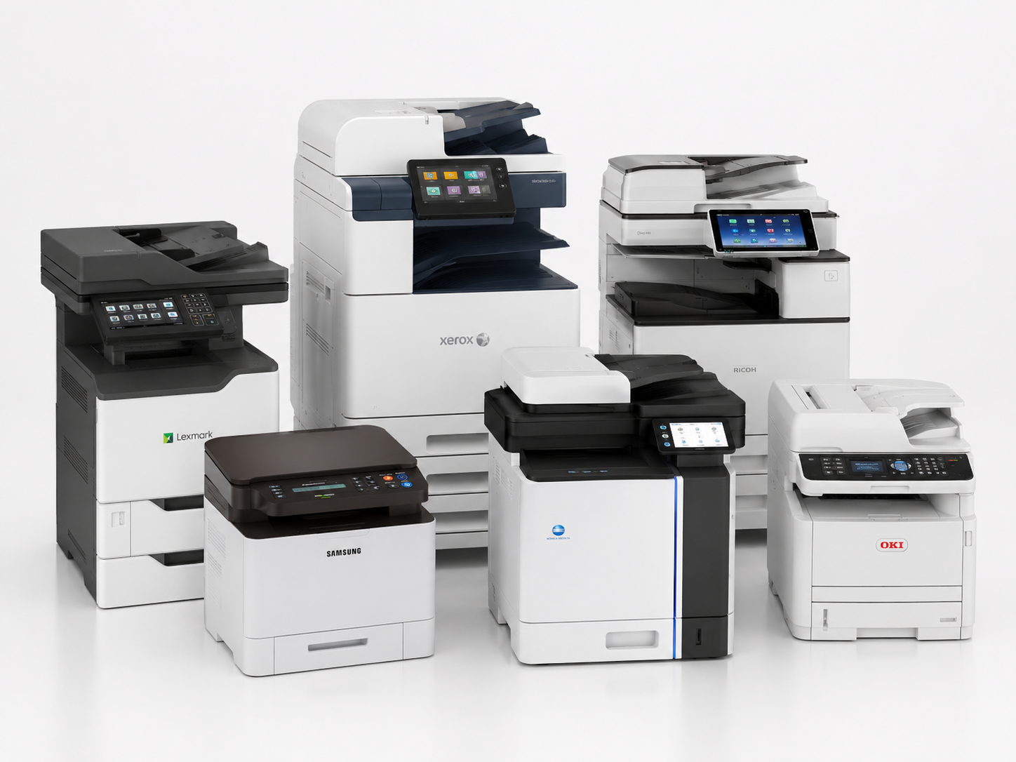 Locação de impressoras e copiadoras em São Paulo - Xerox, Ricoh, Lexmark, Samsung, Okidata e Minolta