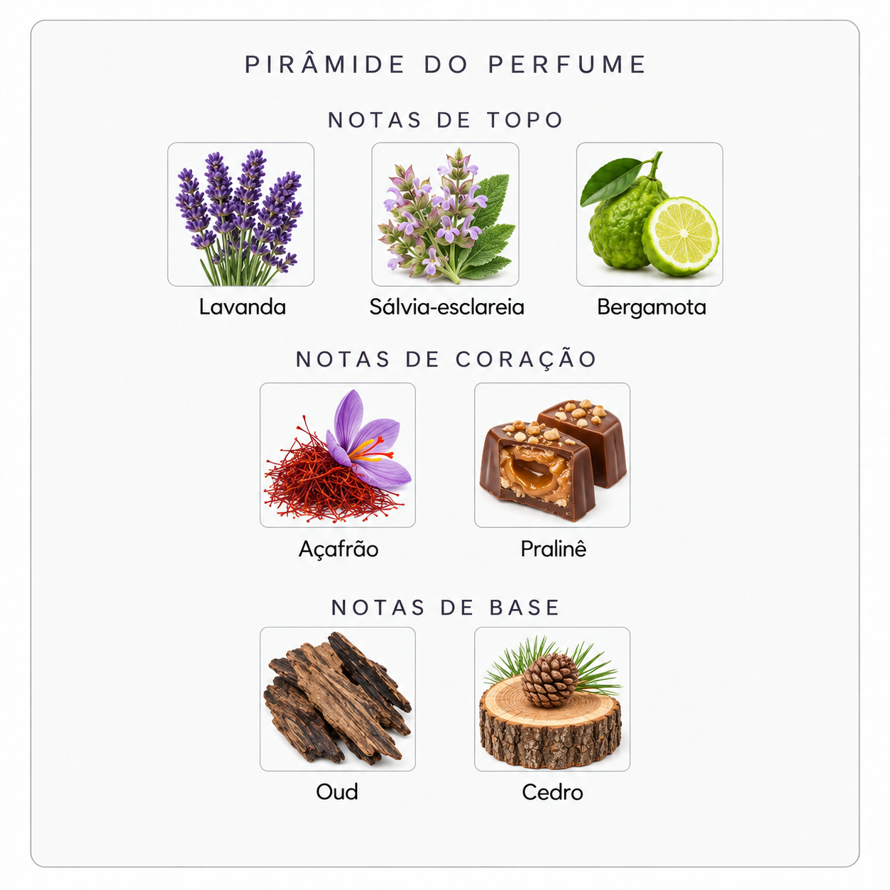 Pirâmide olfativa Parfums de Marly Haltane