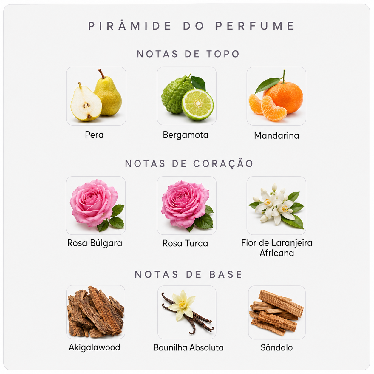 Pirâmide olfativa do BDK Impadia