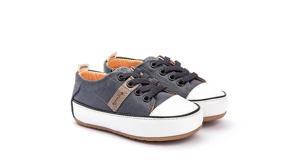 TENIS COM CADARCO ELASTICO FEMININO INFANTIL GAMBO BRANCO - Infantum Kids