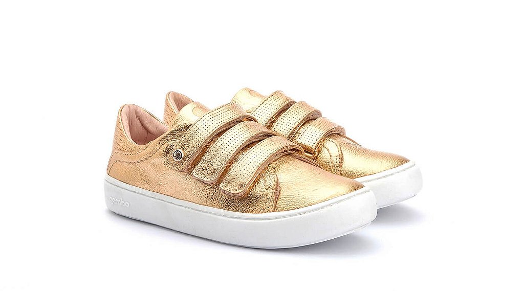 Tênis infantil - gambo - toddler - dourado - sheep shoes - Sheep Shoes -  Calçados e Tênis Infantis