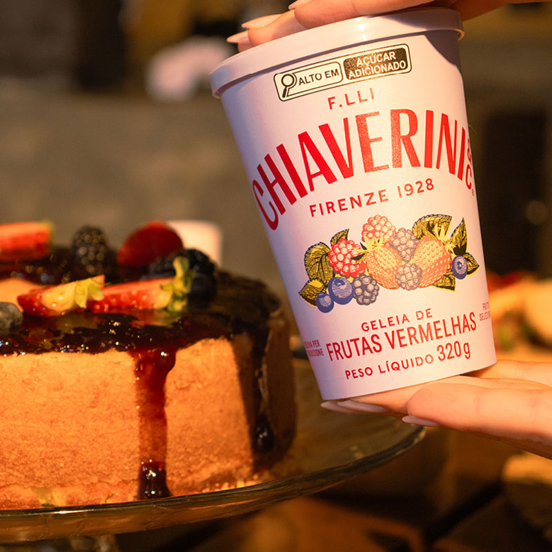 Geleia Chiaverini de Frutas Vermelhas