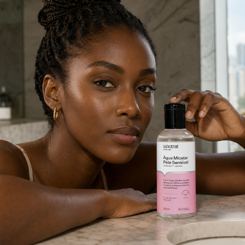 Água Micelar Pele Sensível LABOTRAT com CALMandrin Alantoína Aloe Vera e Bioecolia