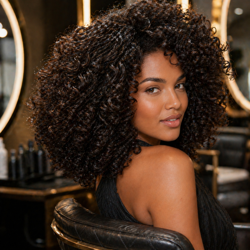 Cabelo com cutículas alinhadas e maciez prolongada após selagem do condicionador