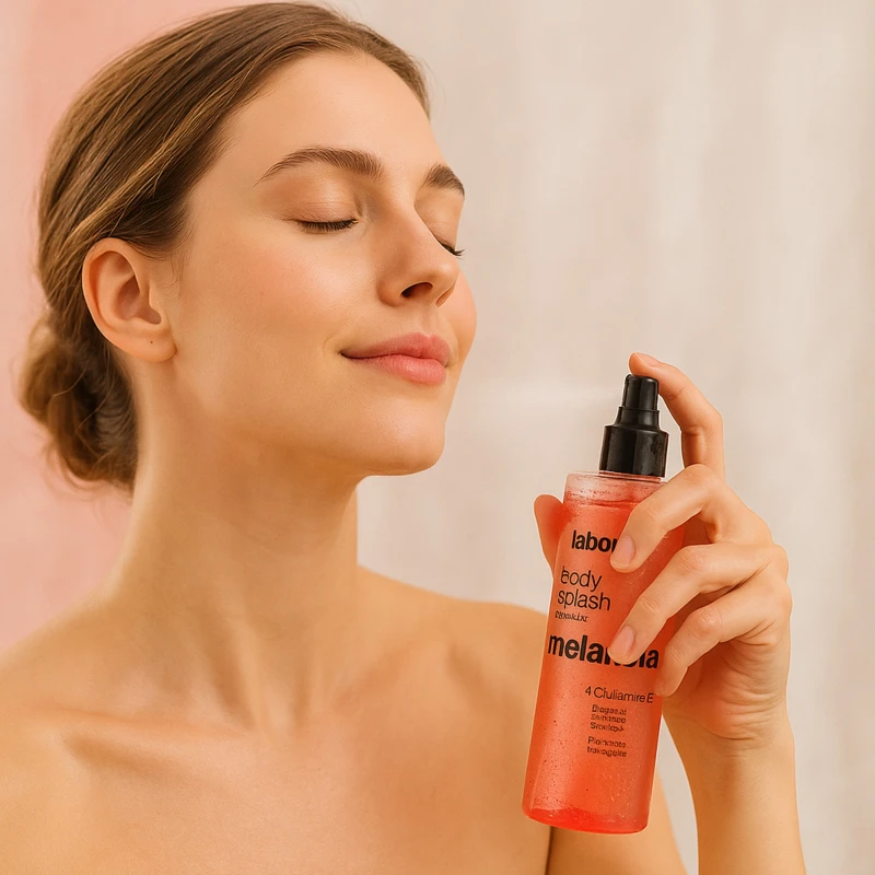 Fragrância envolvente do Body Splash Corporal Labotrat Melancia – perfume leve e refrescante