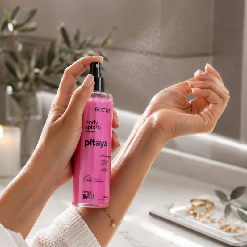 Body Splash Corporal LABOTRAT Pitaya para pele macia hidratada e perfumada