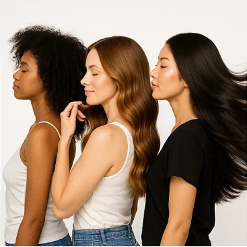 Resultados do tratamento com o Condicionador Cresce Fio BARROMINAS em cabelos com queda e fios finos