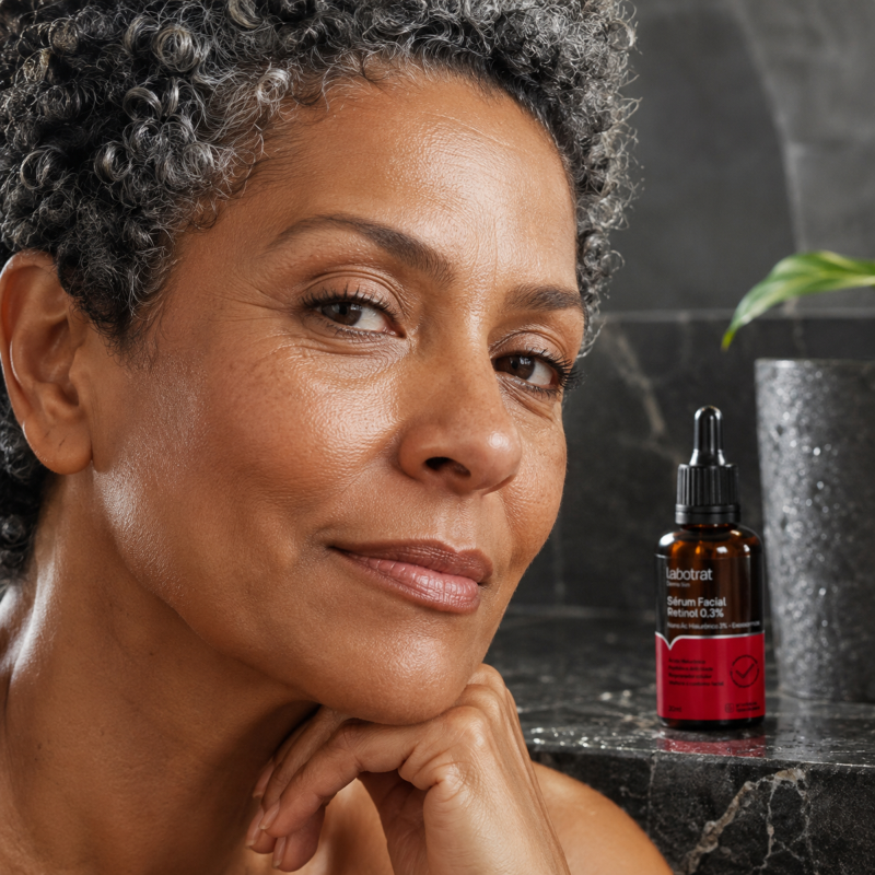 Sérum Facial Retinol 0,3% LABOTRAT efeito lifting firmante e pró-colágeno