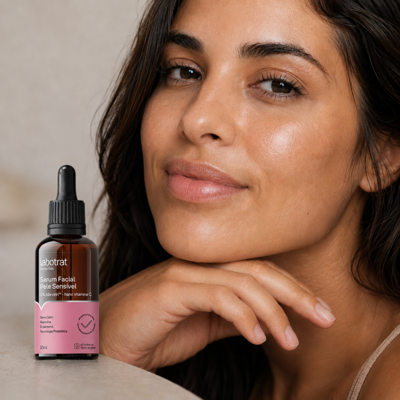 Sérum Facial Pele Sensível LABOTRAT para redução da vermelhidão e sintomas da rosácea