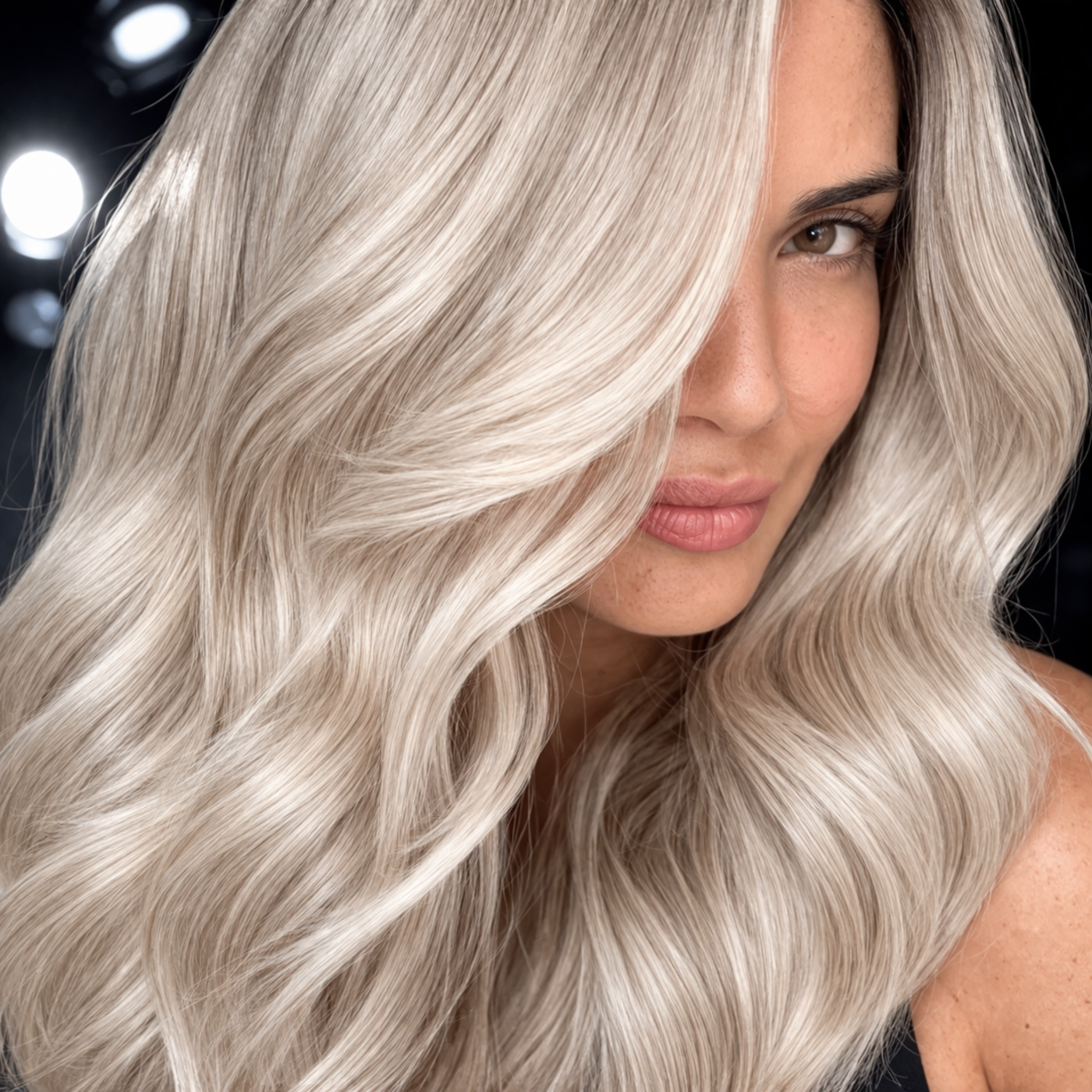 Tonalizante K.Pro Caviar Color 11.89 com oxidante 10 volumes - loiro bege frio mais intenso, neutralização avançada e cor uniforme