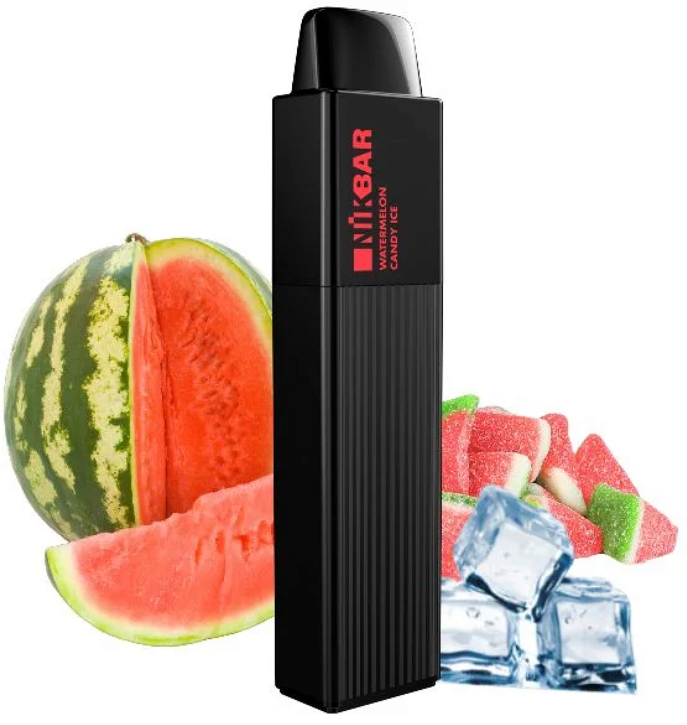 Pod Descartável Watermelon Candy Ice 2500puffs Nikbar Cigarro