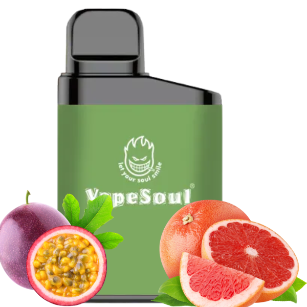 Pod Descartável Passion GrapeFruit 4000Puffs – VapeSoul V-Max – Cigarro ...