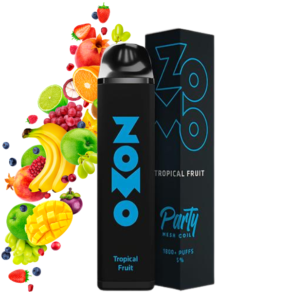 Pod Descartável Tropical Fruit Party Mesh Coil 1800Puffs Zomo