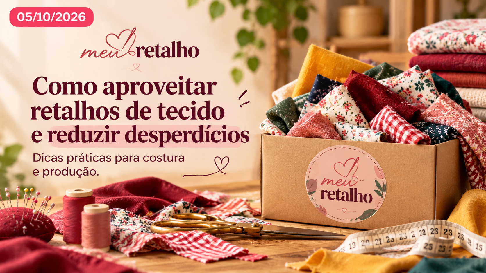 Como aproveitar retalhos e reduzir desperdícios - Meu Retalho Como aproveitar retalhos de tecido e reduzir desperdícios na produção - Meu Retalho