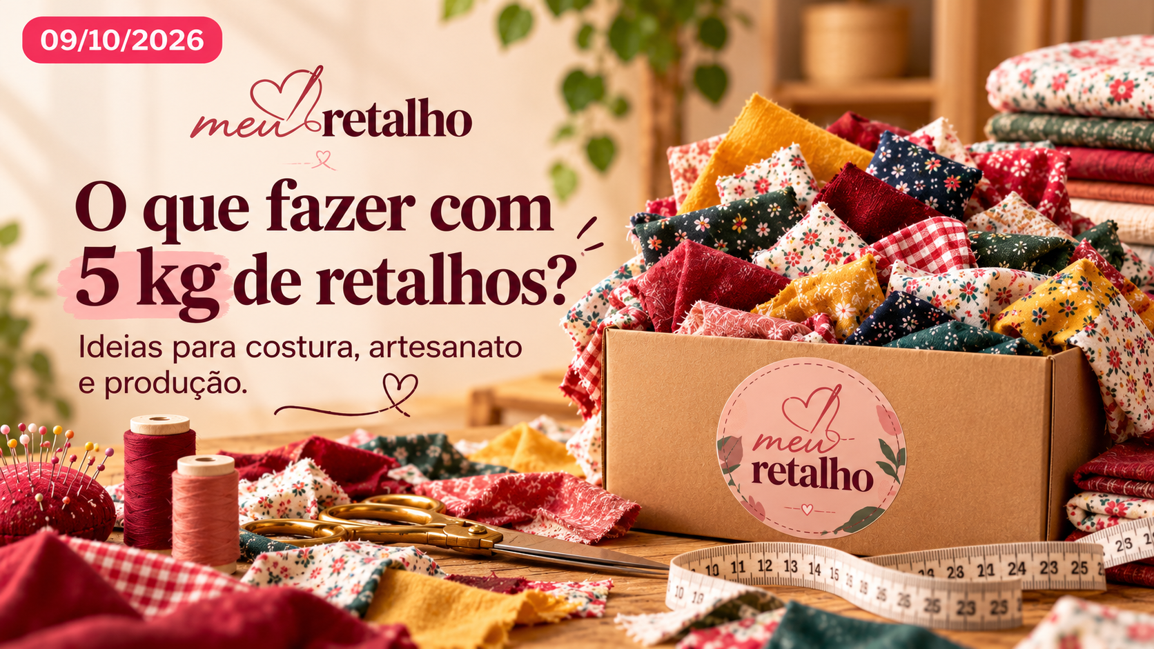O que fazer com 5 kg de retalhos - ideias para costura, artesanato e produção - Meu Retalho