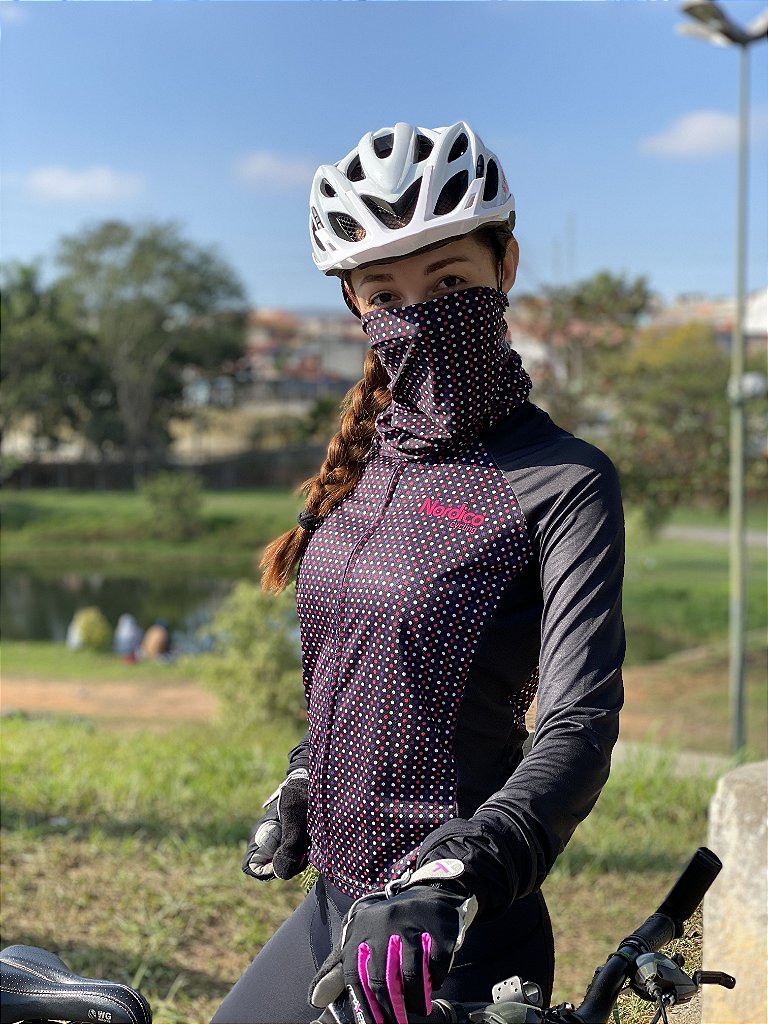 camisa manga longa ciclismo feminina