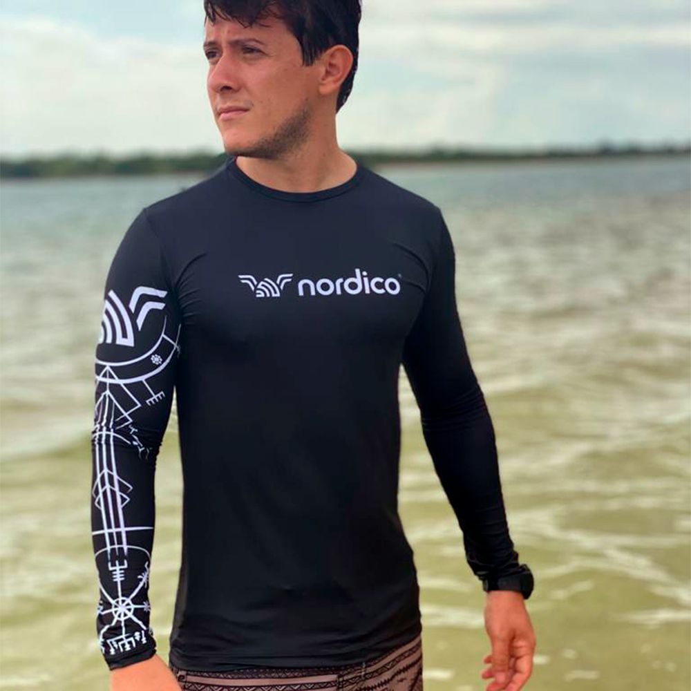 camisa de manga longa proteção uv