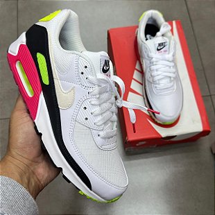 TÊNIS NIKE AIR MAX 90 WHITE (COMPLETO) - mercadohype