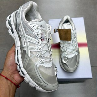 TÊNIS JJJJOUND X ASICS GEL-KAYANO 14 WHITE BLUE (COMPLETO