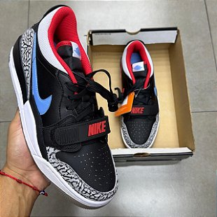 TÊNIS AIR JORDAN LEGACY 312 LOW WHITE BLACK COOL GREY OXIDISED